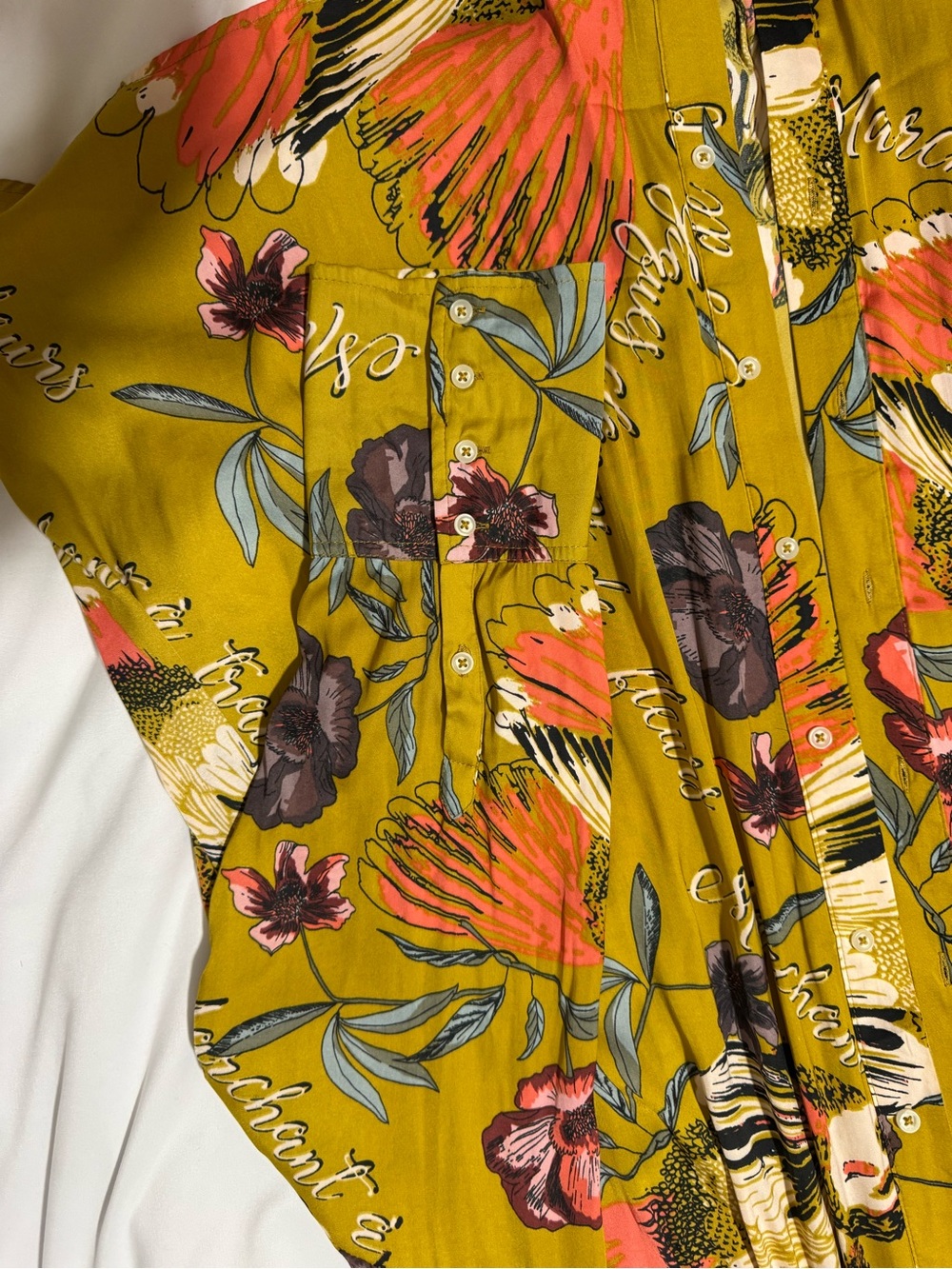 Free People Silky Nights Boho Blouse - Large - Oversized - Picture 12 of 14